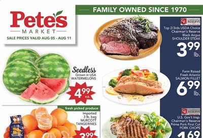 Pete's Fresh Market Weekly Ad August 5 to August 11