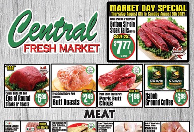 Central Fresh Market Flyer August 6 to 13