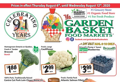 The Garden Basket Flyer August 6 to 12