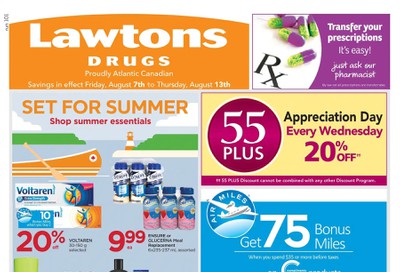 Lawtons Drugs Flyer August 7 to 13