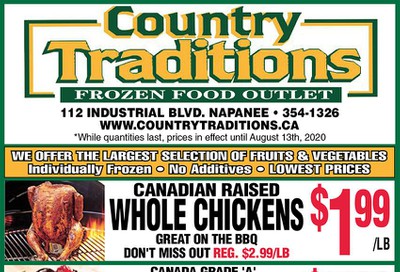 Country Traditions Flyer August 6 to 13