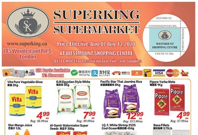 Superking Supermarket (London) Flyer August 7 to 13