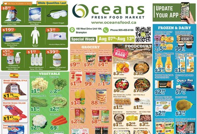 Oceans Fresh Food Market (Brampton) Flyer August 7 to 13