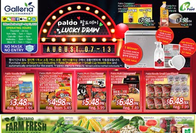 Galleria Supermarket Flyer August 7 to 13