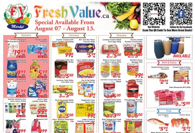 Fresh Value Flyer August 7 to 13