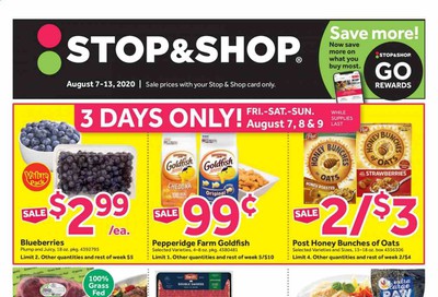 Stop & Shop (NJ) Weekly Ad August 7 to August 13