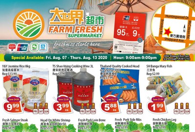 Farm Fresh Supermarket Flyer August 7 to 13