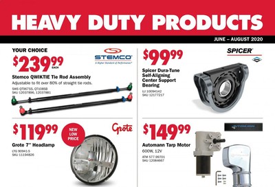 Carquest Weekly Ad June 1 to August 31