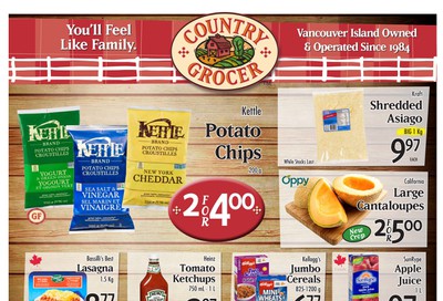 Country Grocer Flyer August 7 to 13