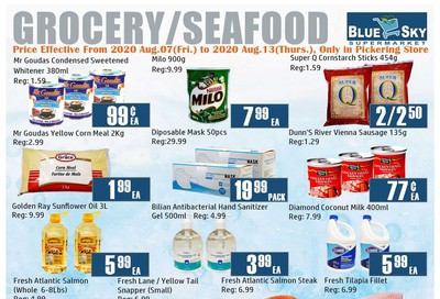 Blue Sky Supermarket (Pickering) Flyer August 7 to 13