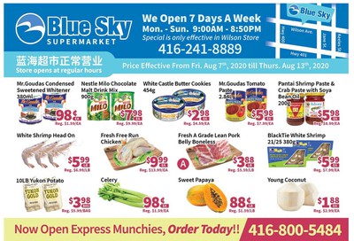 Blue Sky Supermarket (North York) Flyer August 7 to 13