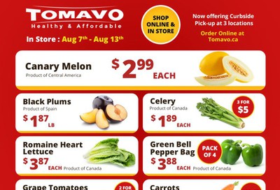 Tomavo Flyer August 7 to 13