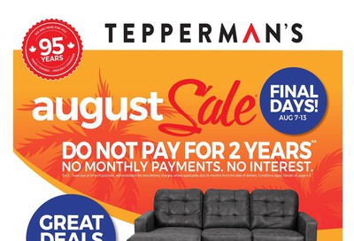 Tepperman's Flyer August 7 to 13