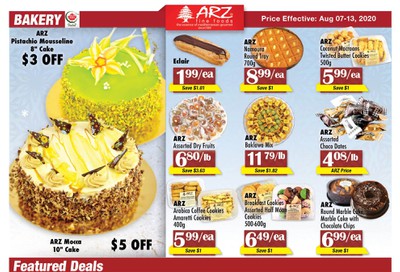 Arz Fine Foods Flyer August 7 to 13