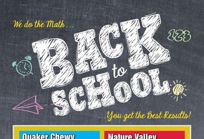 AG Foods Back to School Flyer August 9 to September 5