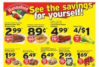 Hannaford (NH) Weekly Ad August 9 to August 15