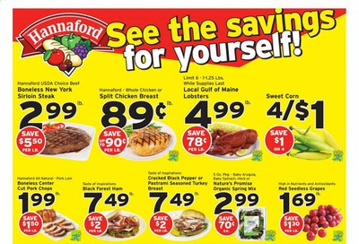 Hannaford (ME) Weekly Ad August 9 to August 15