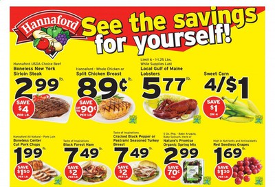 Hannaford (VT) Weekly Ad August 9 to August 15