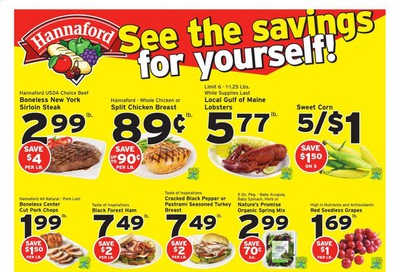 Hannaford (NY) Weekly Ad August 9 to August 15
