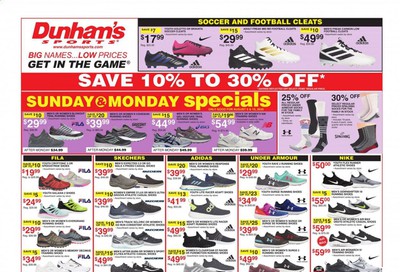 Dunham's Sports Weekly Ad August 8 to August 13