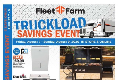 Fleet Farm Weekly Ad August 7 to August 9