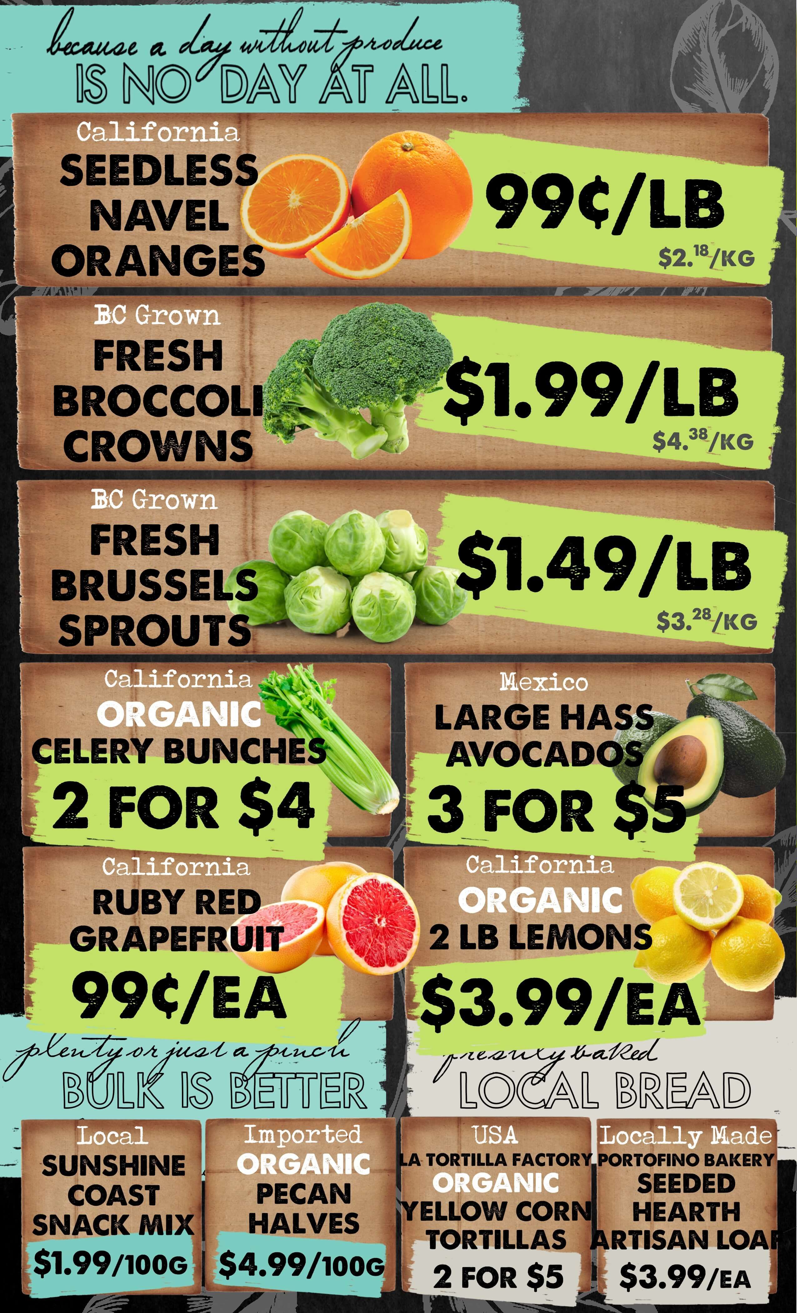 The Root Cellar Flyer November 21 to 27