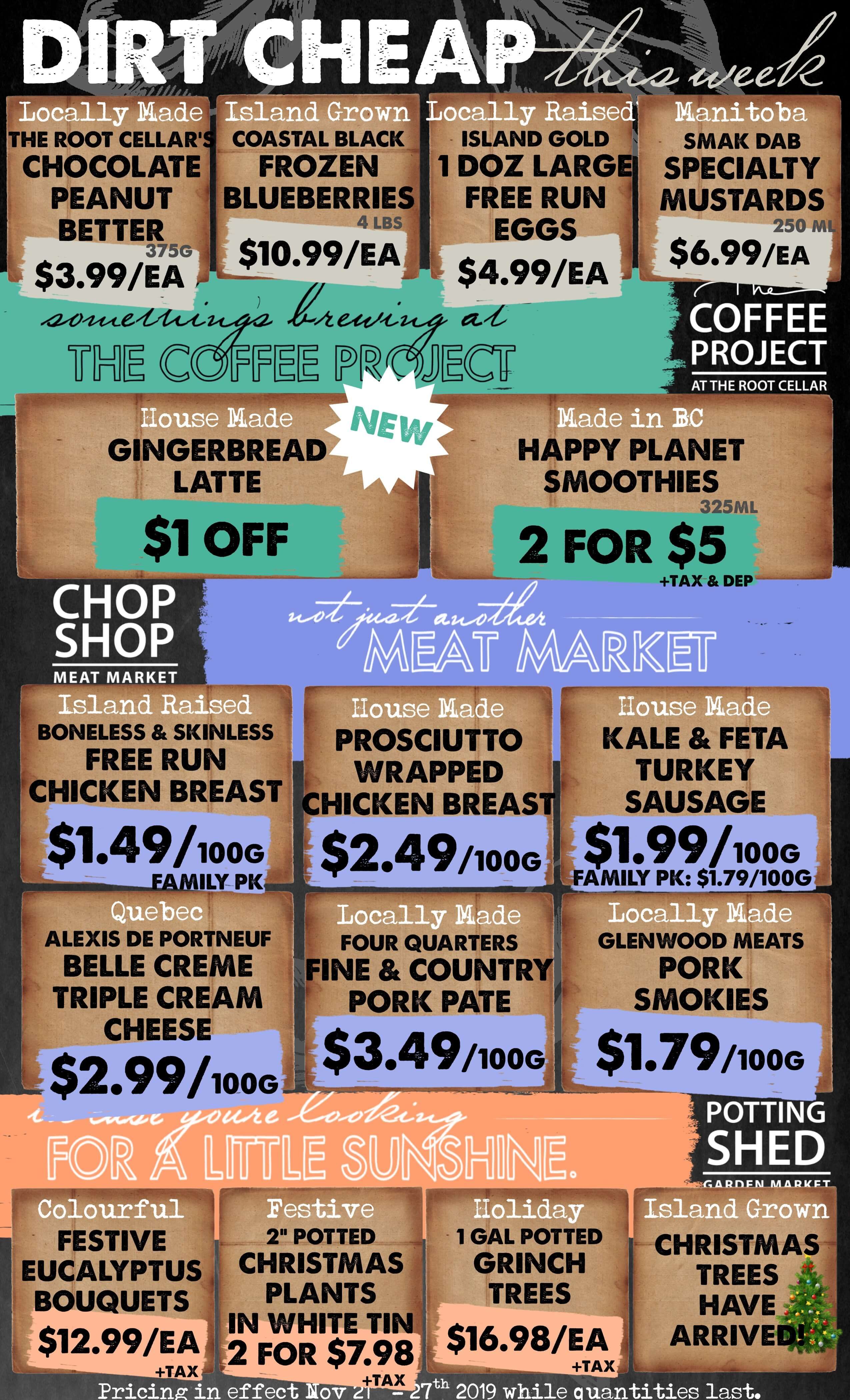The Root Cellar Flyer November 21 to 27