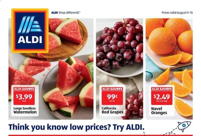 ALDI (MA, NY, RI, VT) Weekly Ad August 9 to August 15