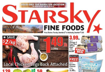 Starsky Foods (Hamilton) Flyer November 21 to December 4