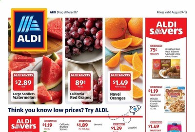 ALDI (NJ, PA) Weekly Ad August 9 to August 15