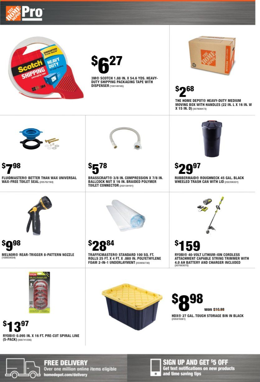 The Home Depot Weekly Ad August 10 to August 17