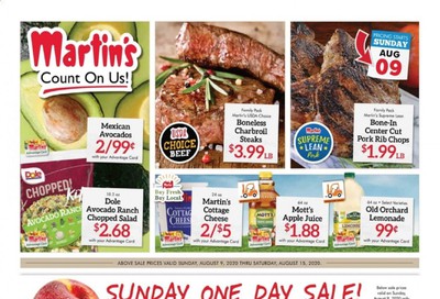 Martin’s Weekly Ad August 9 to August 15