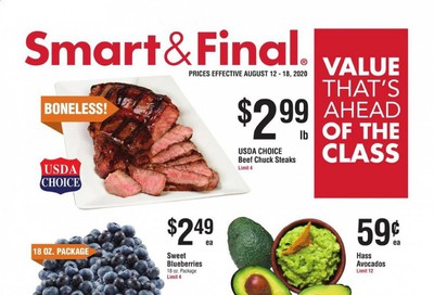 Smart & Final Weekly Ad August 12 to August 18