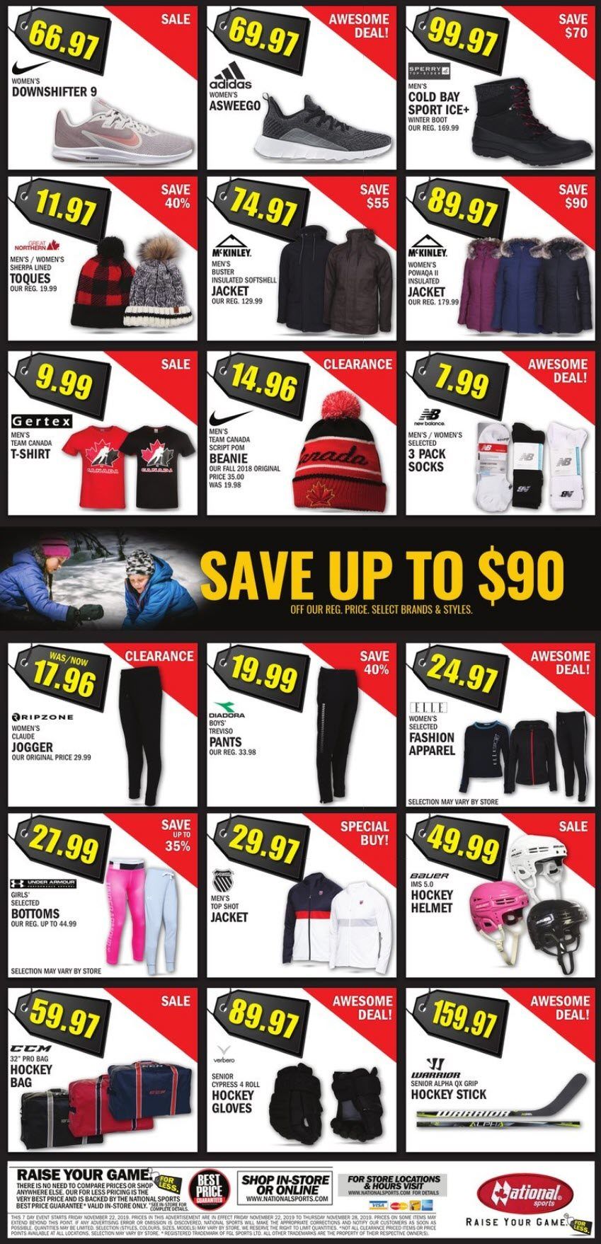 National Sports Flyer November 22 to 28