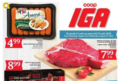 Coop IGA Flyer August 13 to 19