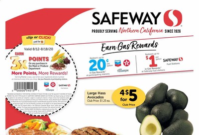 Safeway Weekly Ad August 12 to August 18