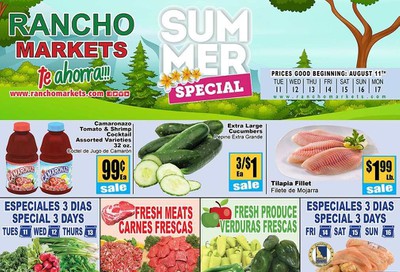 Rancho Markets Weekly Ad August 11 to August 17