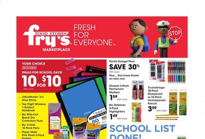 Fry’s (AZ) Weekly Ad August 12 to August 18