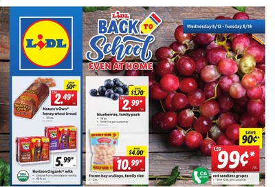 Lidl Weekly Ad August 12 to August 18