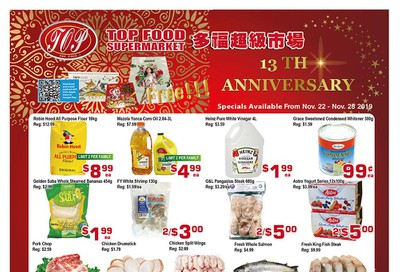 Top Food Supermarket Flyer November 22 to 28