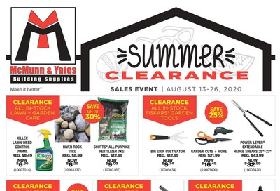 McMunn & Yates Building Supplies Flyer August 13 to 26