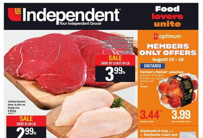 Independent Grocer (ON) Flyer August 13 to 19