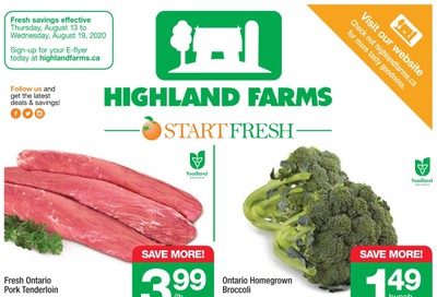 Highland Farms Flyer August 13 to 19