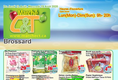 Marche C&T (Brossard) Flyer August 13 to 19