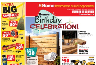 Home Hardware Building Centre (BC) Flyer August 13 to 19