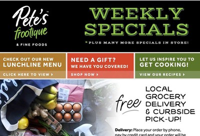 Pete's Fine Foods Flyer August 13 to 19