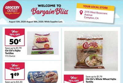 Grocery Outlet Weekly Ad August 12 to August 18