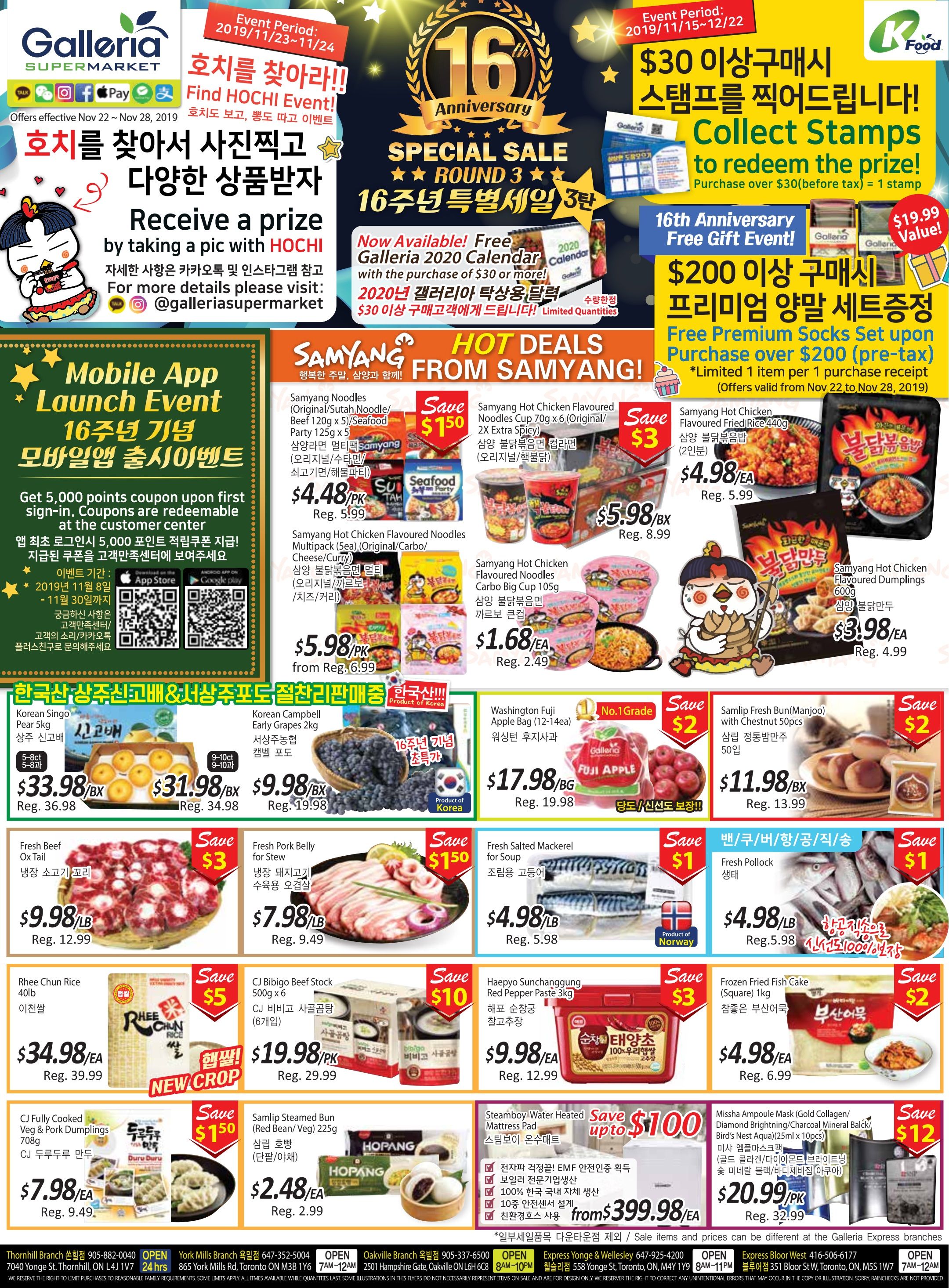Galleria Supermarket Flyer November 22 to 28