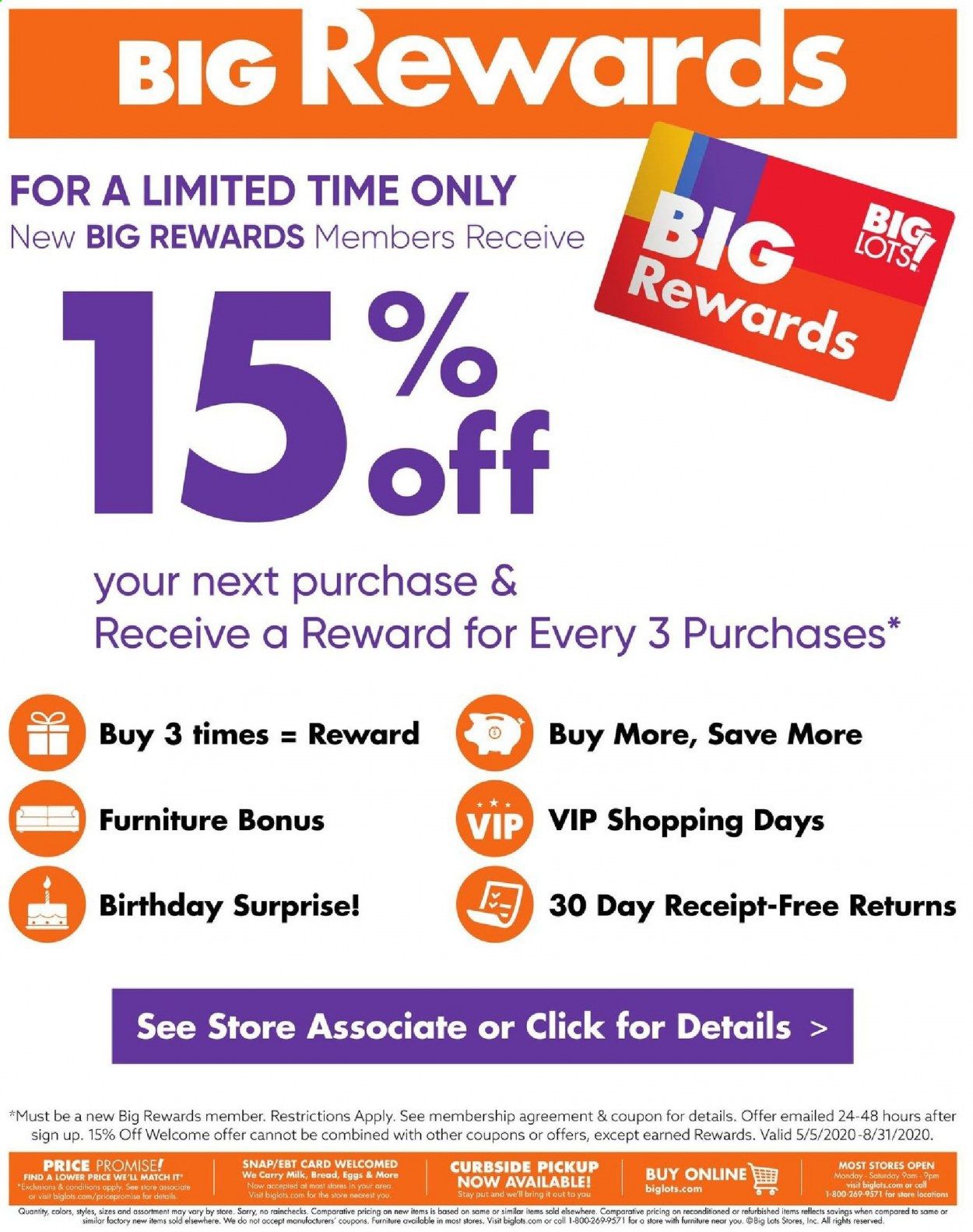 Big Lots Weekly Ad August 15 to August 22