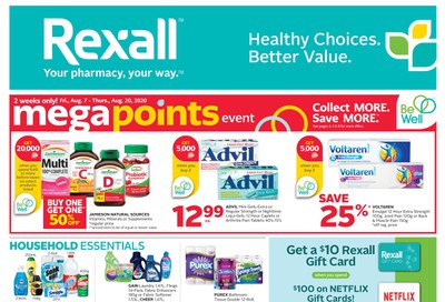 Rexall (West) Flyer August 14 to 20